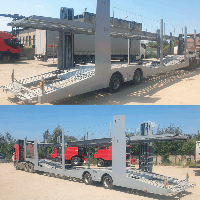 Полуприцеп-автовоз Jinan Senyang HZF9400CCYE (Серый)