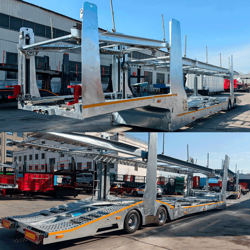 Полуприцеп-автовоз Jinan Senyang HZF9400CCYE (Оцинкованный)